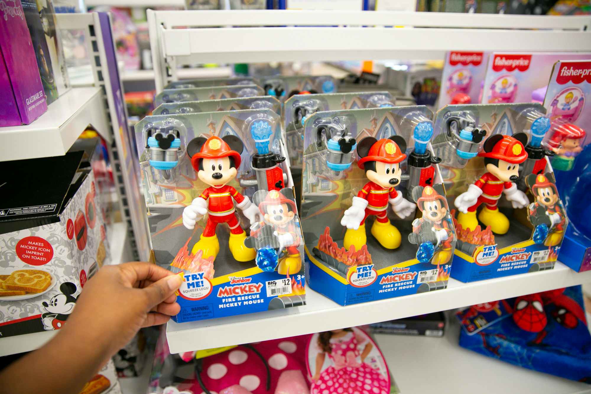 Mickey Mouse firefighter toy