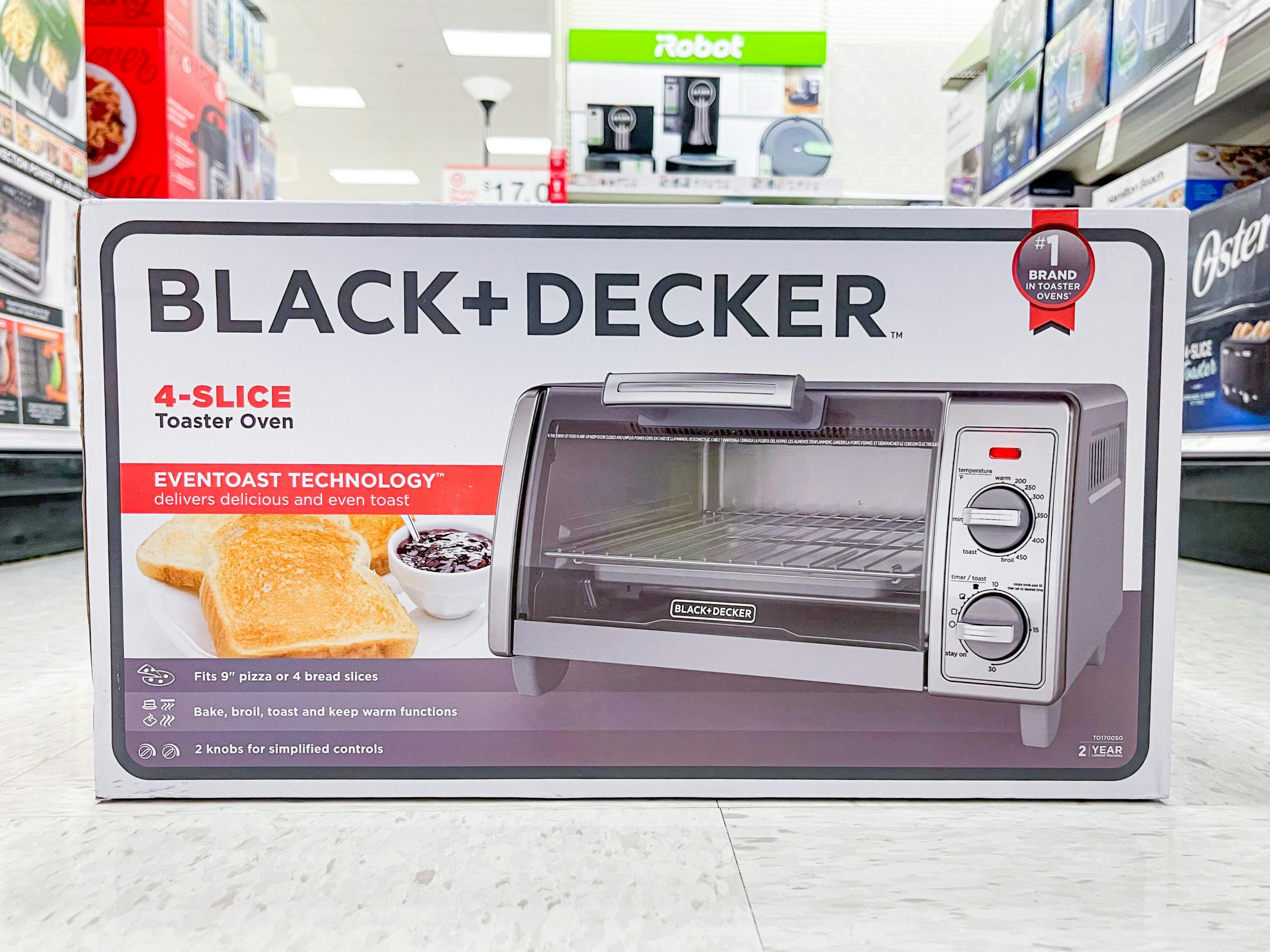 macy's black and decker toaster oven