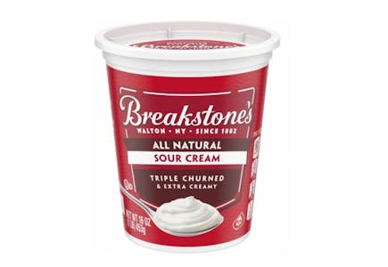 2 Breakstone's Sour Cream Tubs
