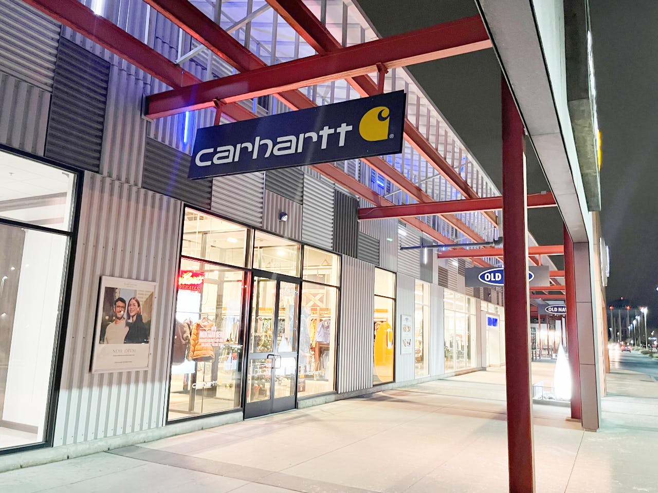 a carhartt store front