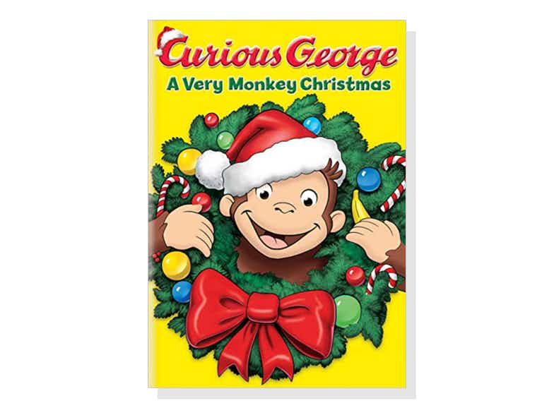 christmas cartoons movies curious george a very monkey christmas