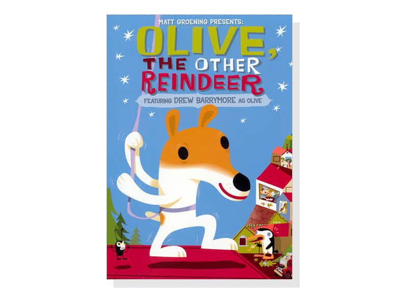 christmas cartoons movies matt groening's olive the other reindeer