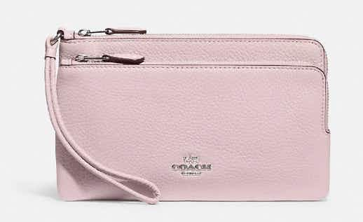 coach-pink-double-zip-wallet-nov-2022