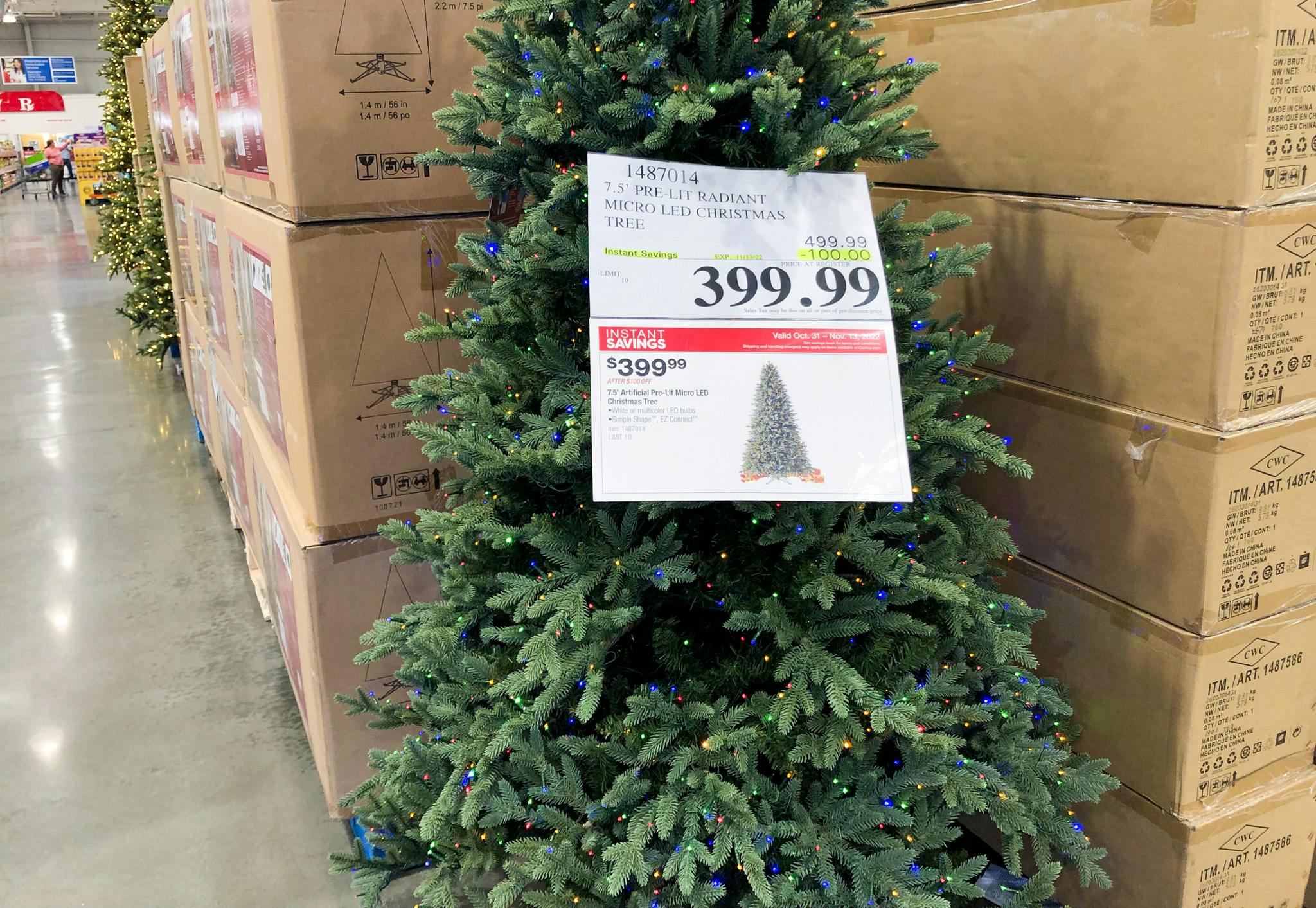 7 5 Pre Lit Christmas Tree Save 100 At Costco S Early Black Friday   Costco 75 Christmas Tree 1 Nov 2022 1667302208 1667302208 