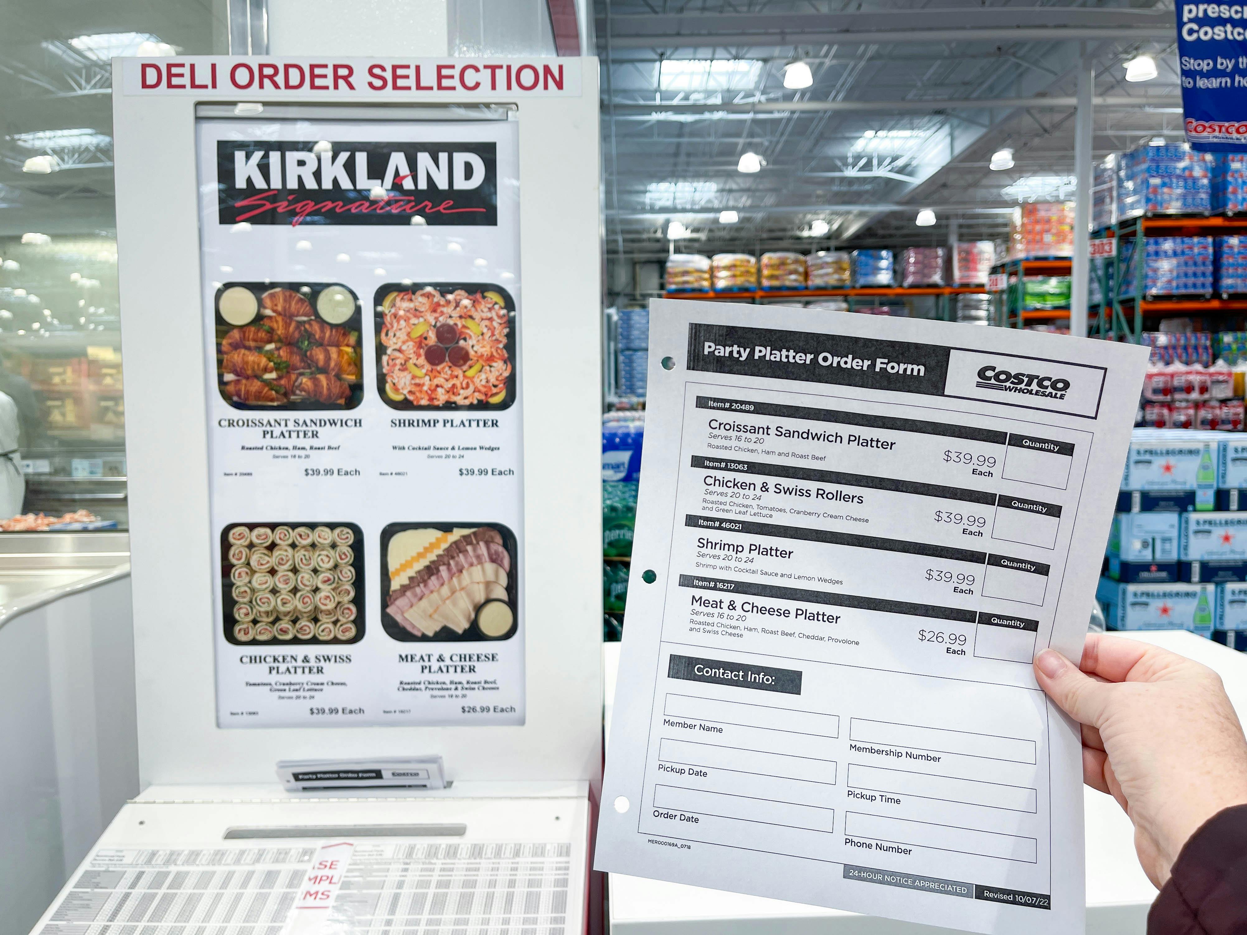 Costco Catering Order Form 2023 Printable Forms Free Online