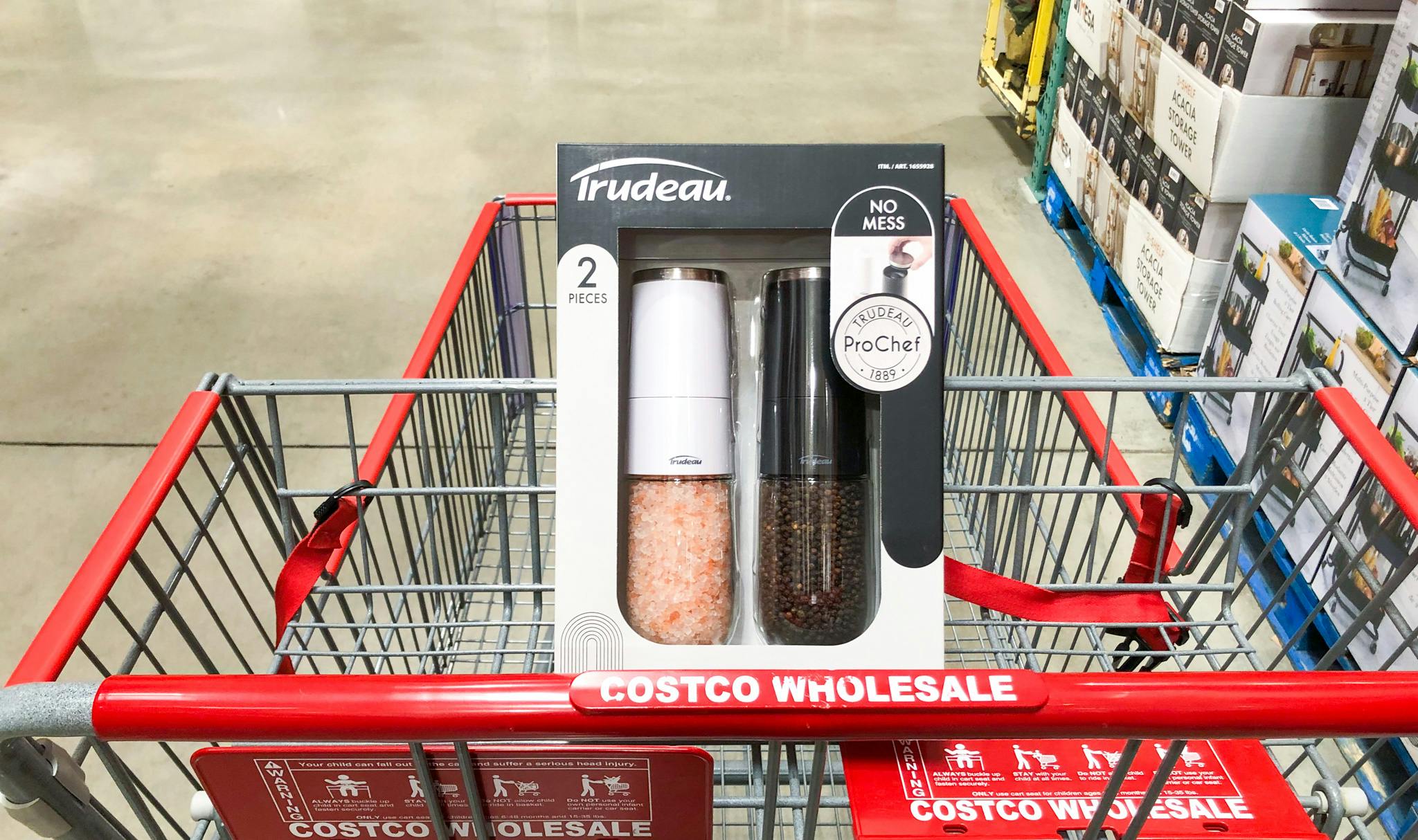 Trudeau Salt & Pepper Mill Set, Only 15 at Costco (Reg. 18) The