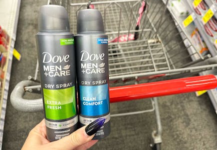 2 Dove Men+Car Dry Sprays