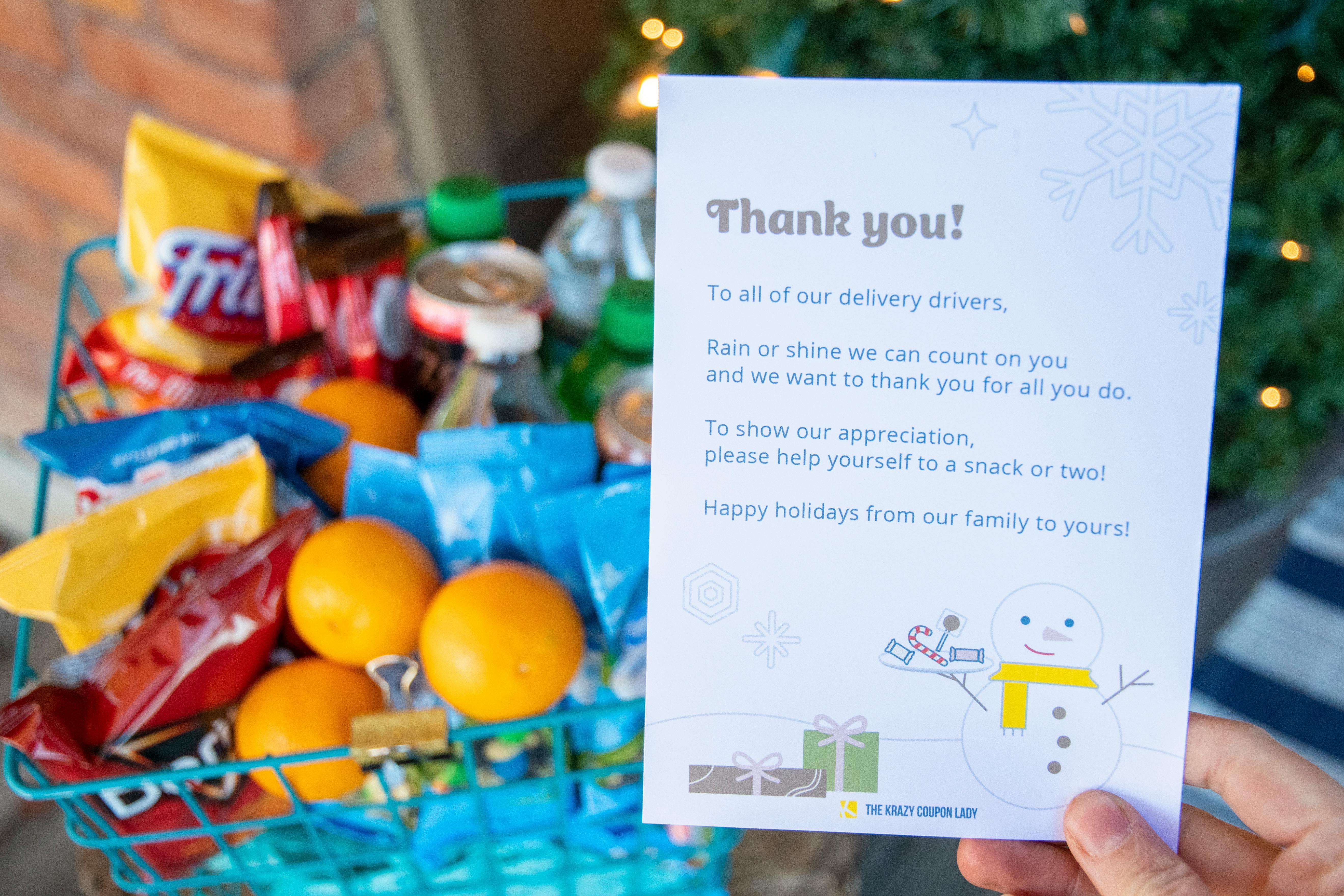 Thank Your Delivery Drivers With These Free Printables