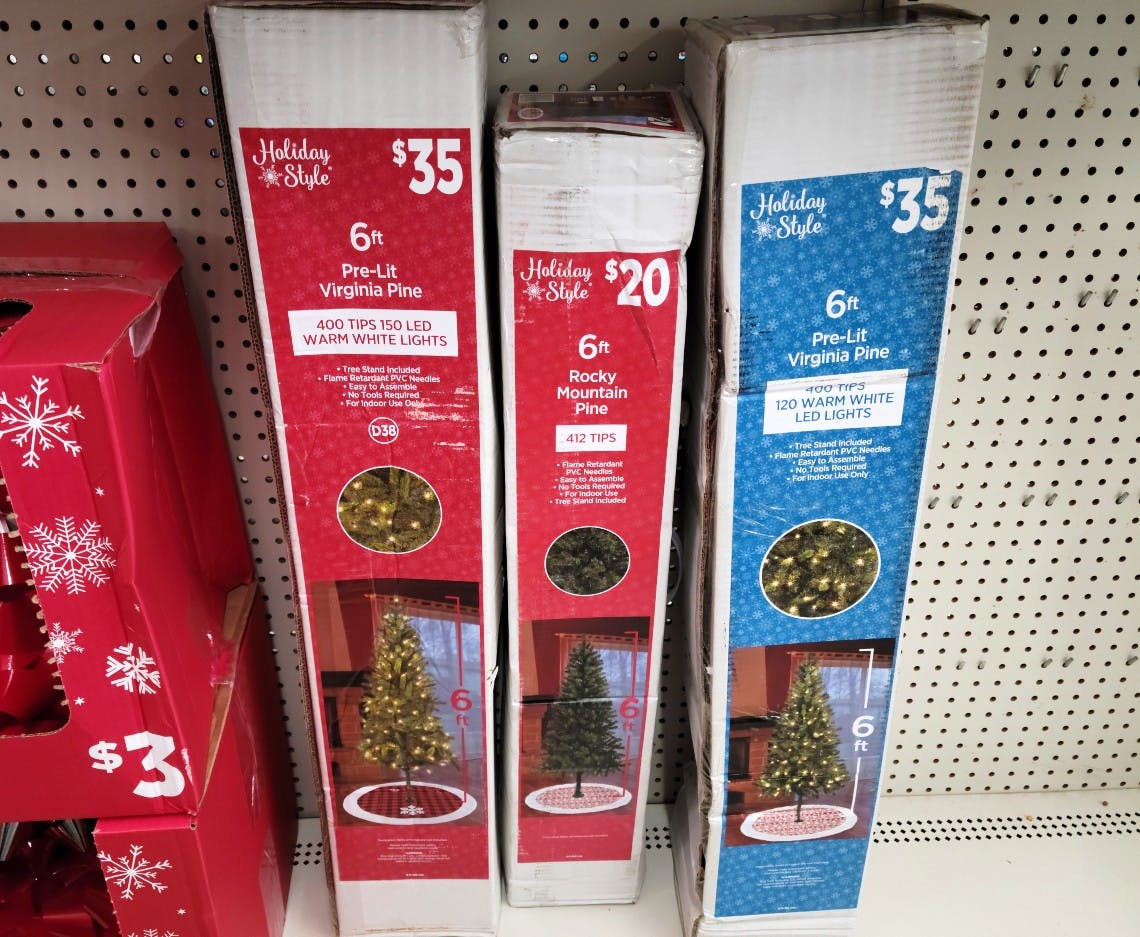 6Foot Artificial Christmas Trees, Only 10 at Dollar General The