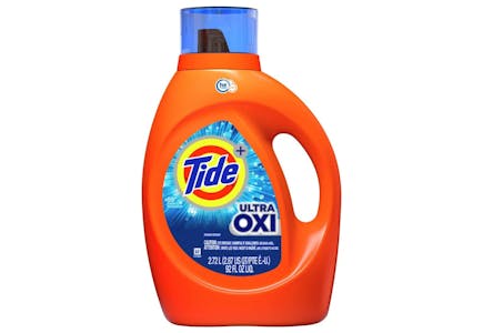 4 Tide Ultra + Oxi Laundry Detergent