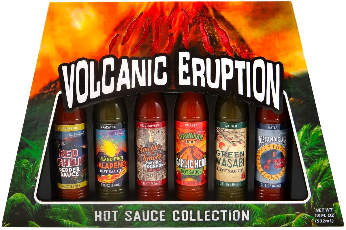 A Dat'l Do-It Volcanic Eruption Hot Sauce Collection