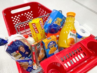 home alone Kevin McCallister's shopping cart products at target
