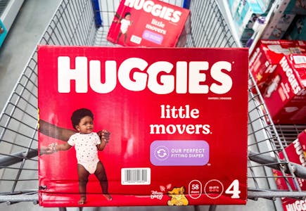 Huggies Little Movers Diapers, 58 ct