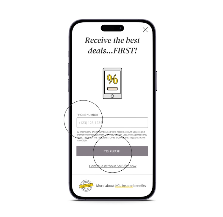Krazy coupon lady kcl insider with promotional messages and account updates phone number opt-in
