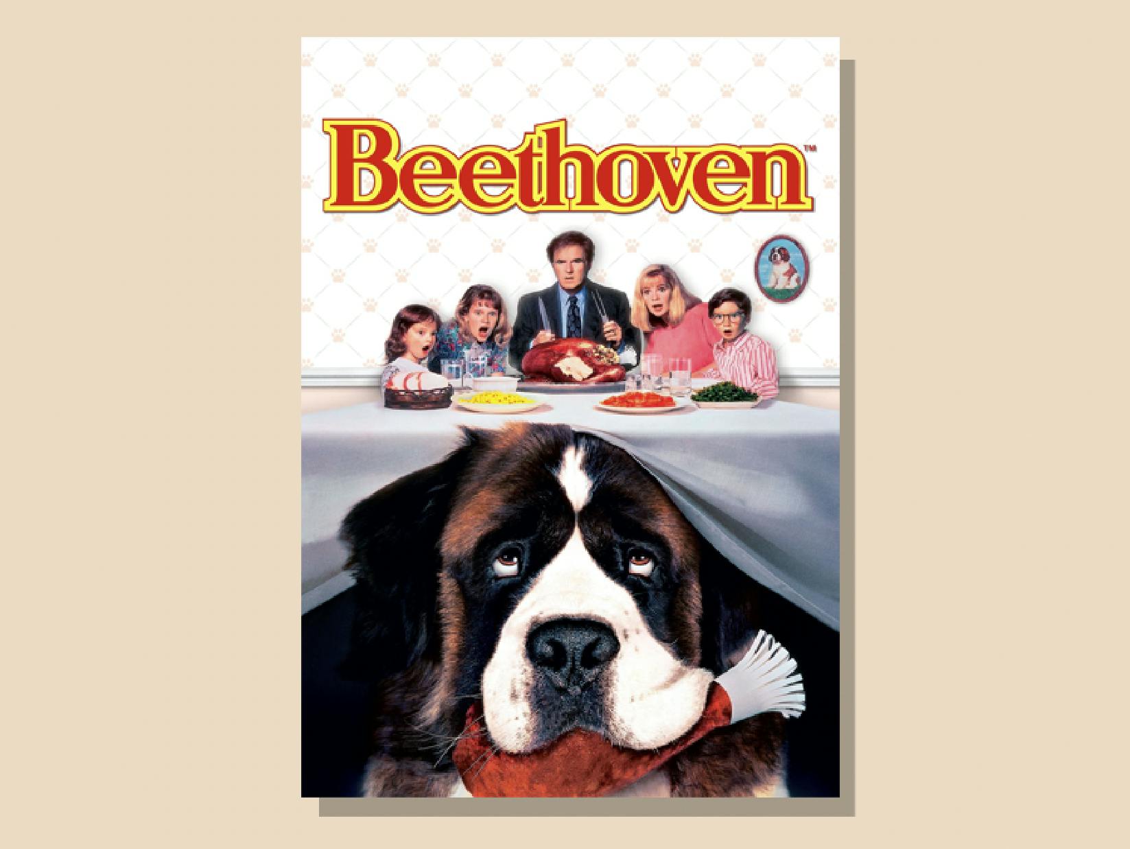 Beethoven, one of the best kids thanksgiving movies