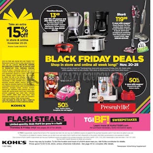 Kohl's Black Friday 2023 Deals Coming Soon! — The Krazy Coupon Lady