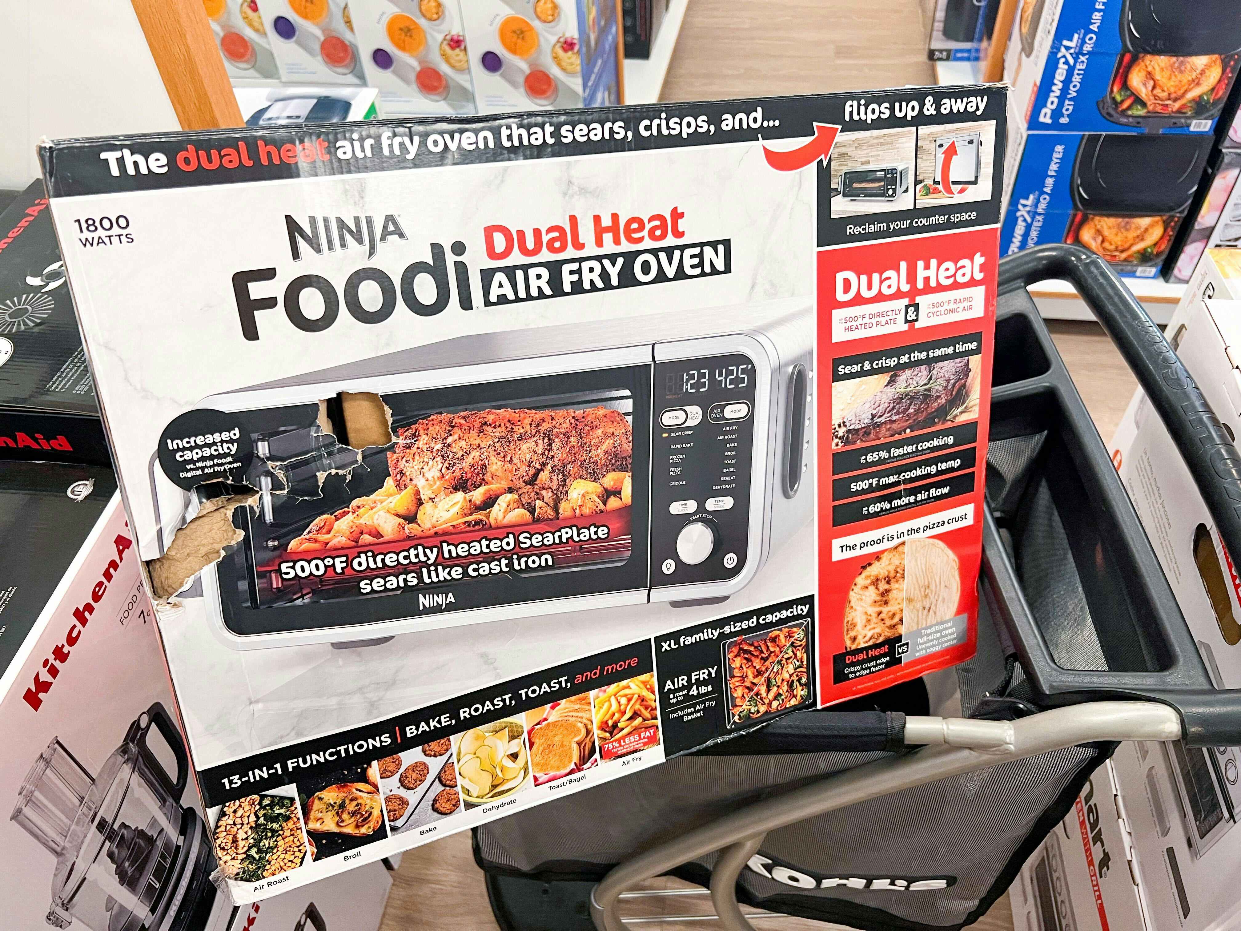 kohls ninja food air fry oven in cart