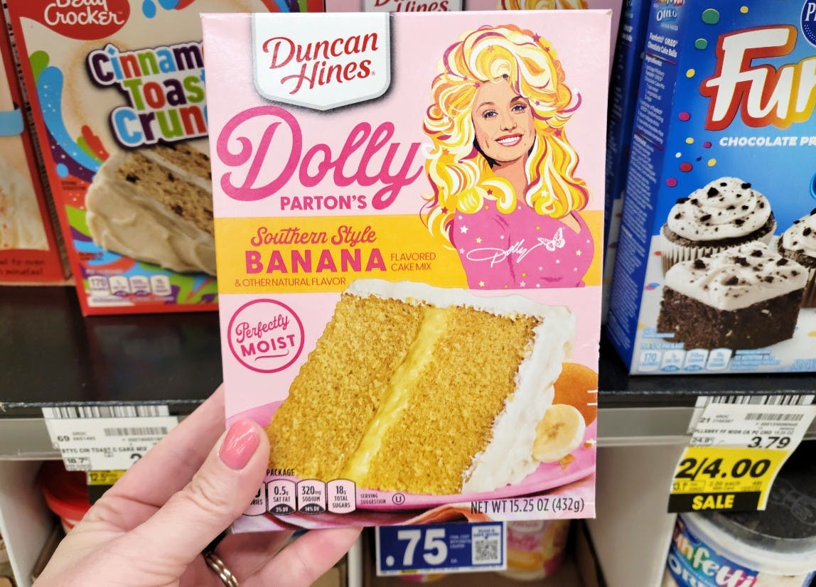 Duncan Hines Dolly Parton Cake Mix, Only 0.75 at Kroger The Krazy Coupon Lady