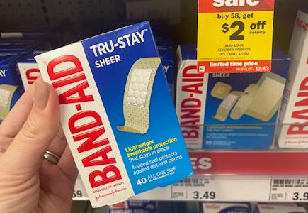 4 Boxes of Band-Aid Bandages