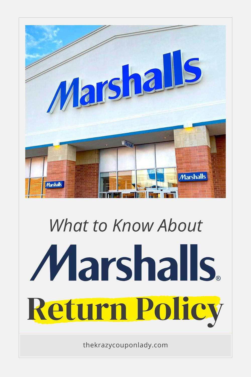 Need to Make a Marshalls Return? Here's What to Know