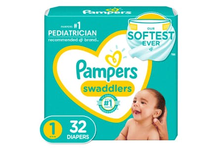 2 Pampers Diapers