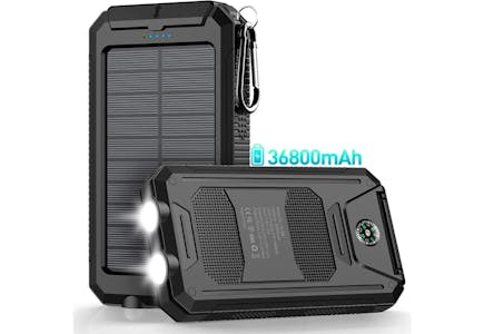Solar Power Phone Charger