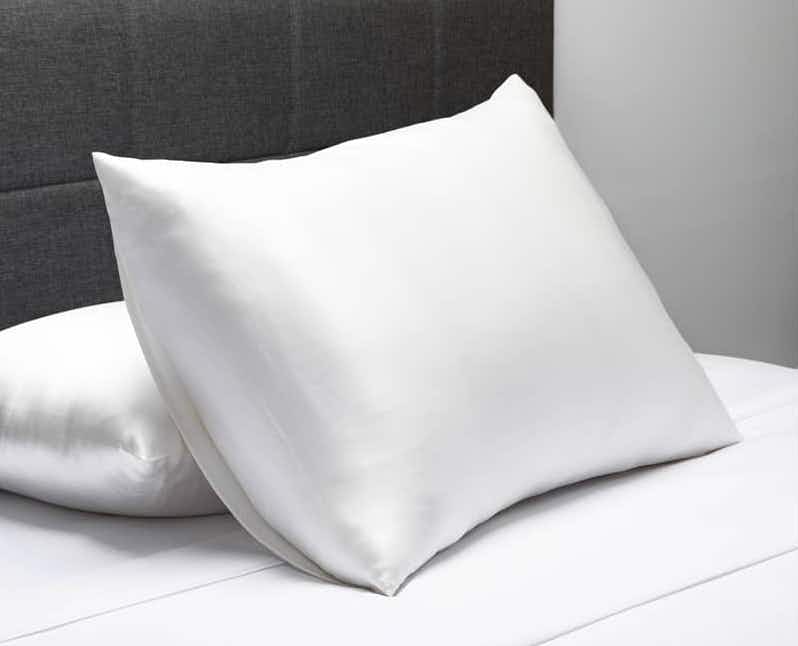 secret santa gifts - Silk pillowcases on some pillows