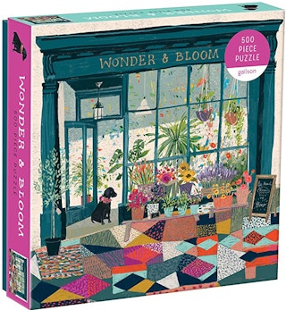 A box for a puzzle on a white background