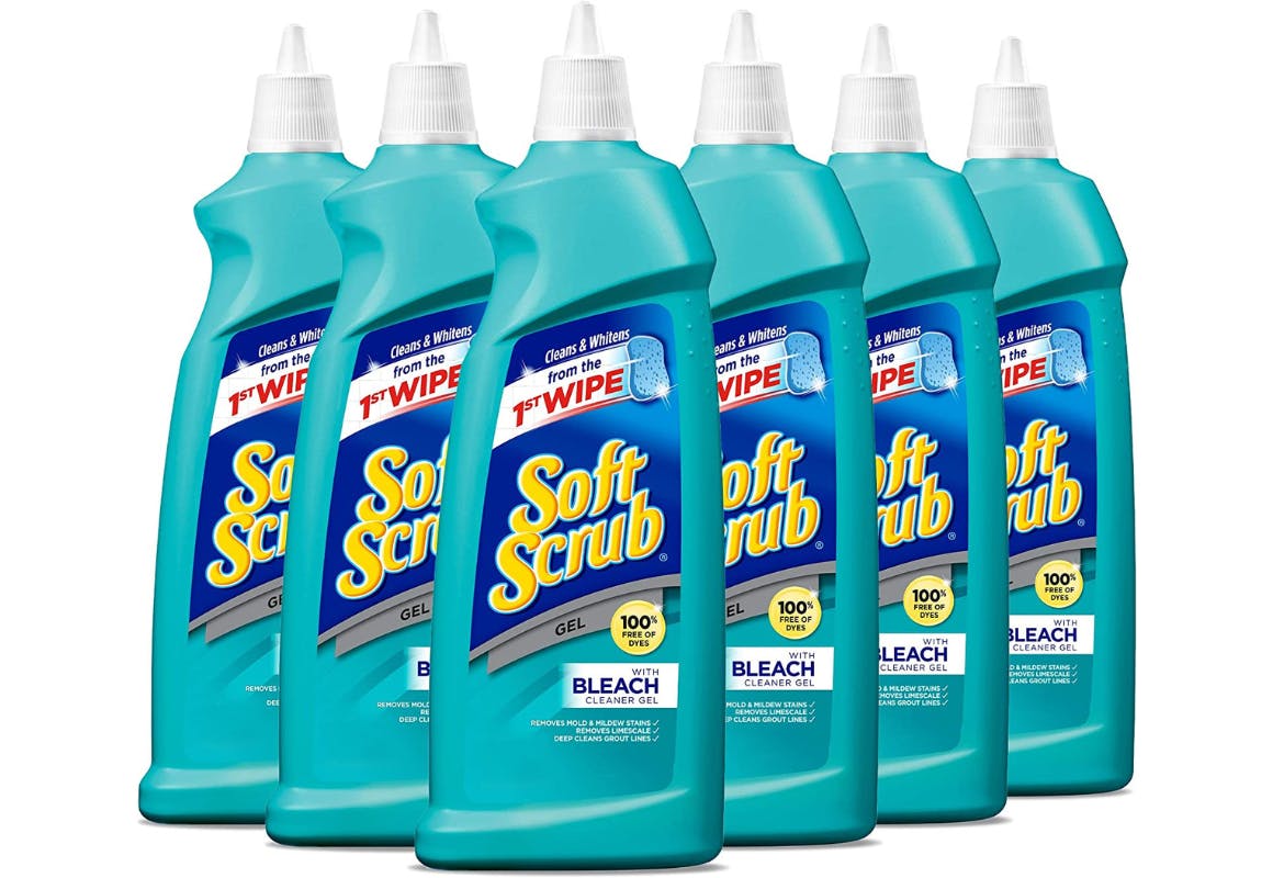 soft scrub on glass stove top