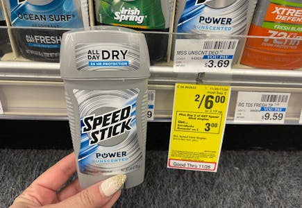2 Speed Stick Deodorants