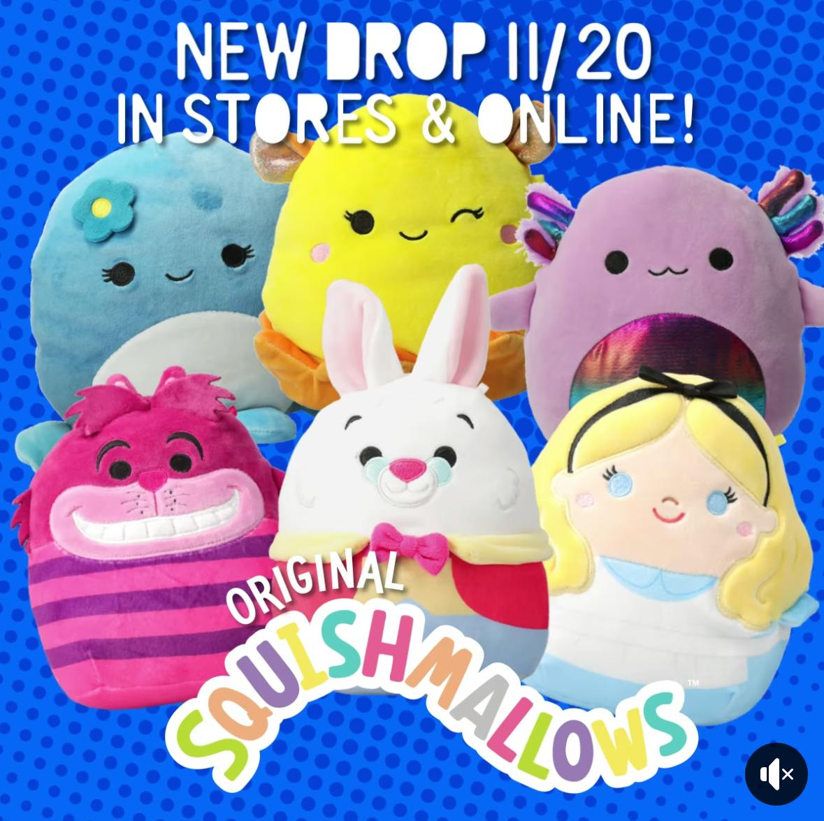 squishmallow alice and sea life release from five below