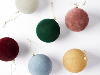 Velvet Holiday Baubles