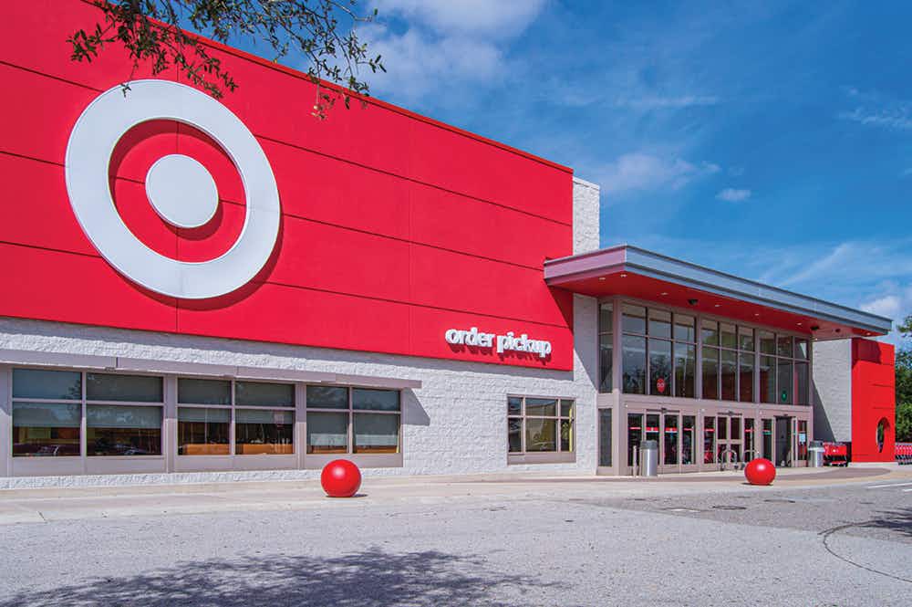 The exterior of a Target store