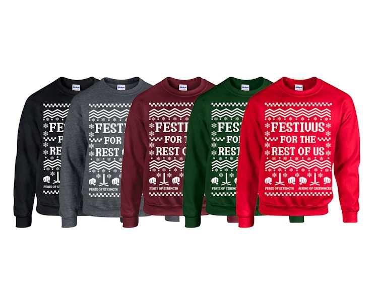 Festivus for the rest of us sweater from Hot Press Apparel on Etsy