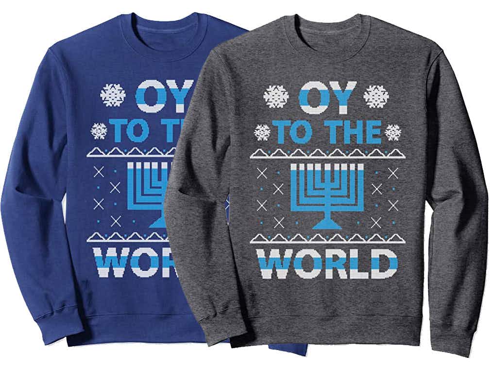 Oy to the World Christmas sweater
