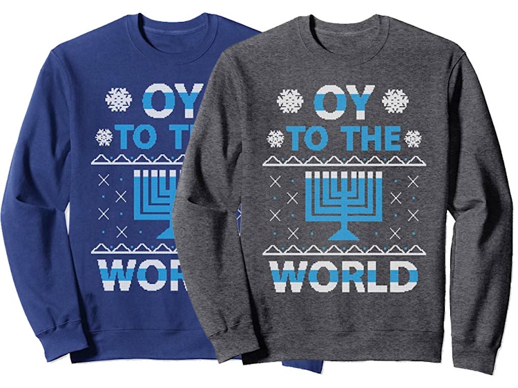 Oy to the World Christmas sweater