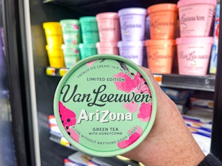 Ice Cream being held in store