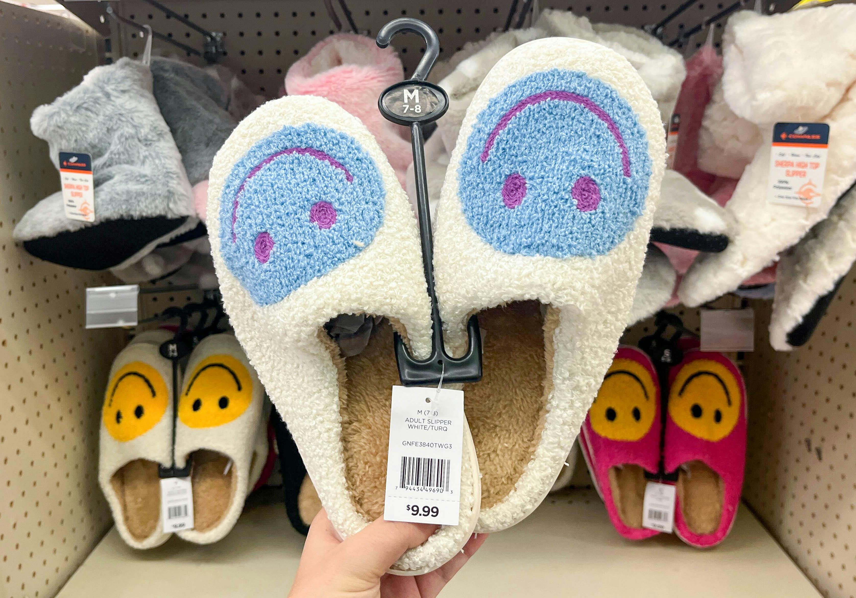 Trendy Smiley Face Slippers — Now Available at Walgreens The Krazy