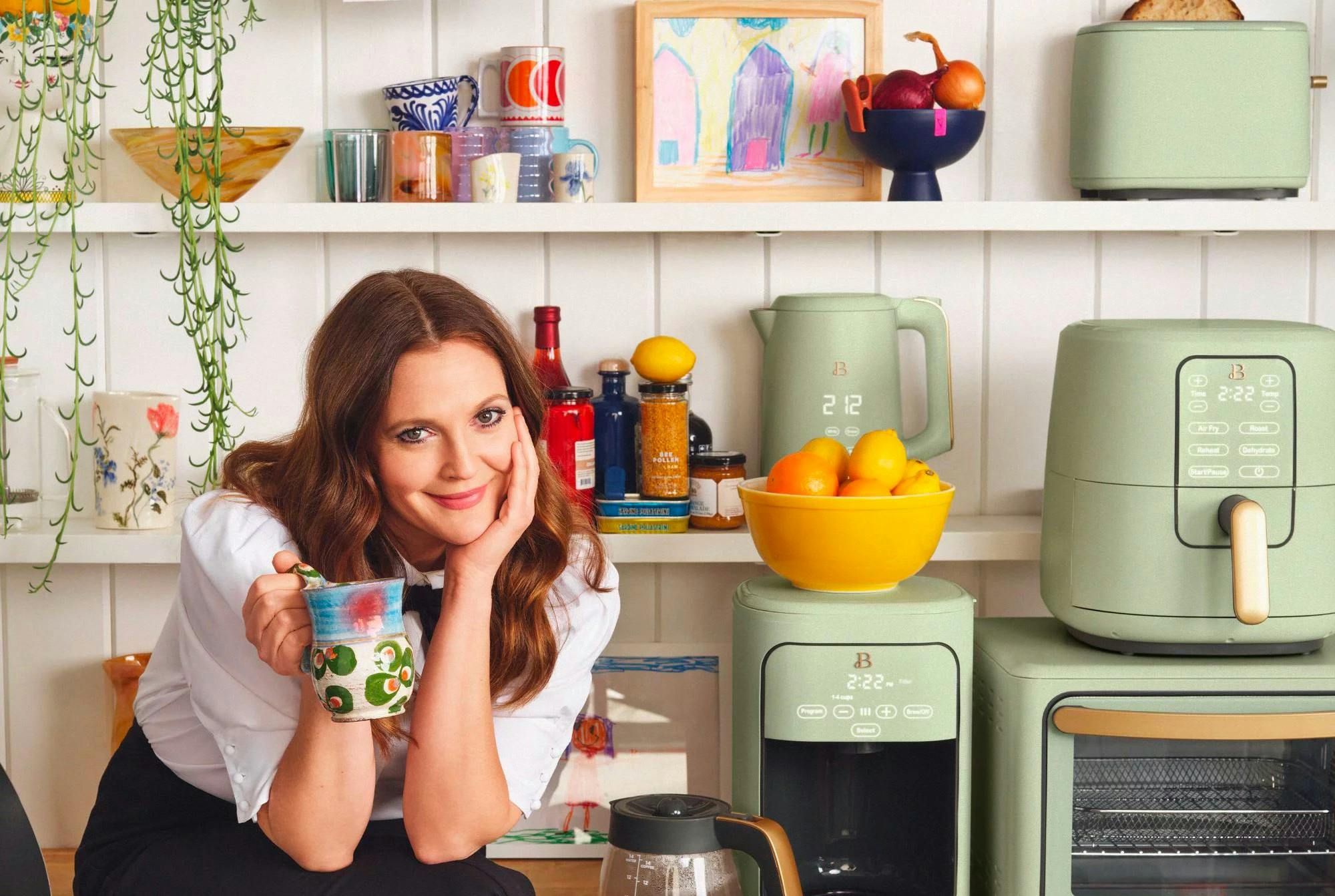 Drew Barrymore's Beautiful Small Kitchen Appliances On Sale At Walmart ...