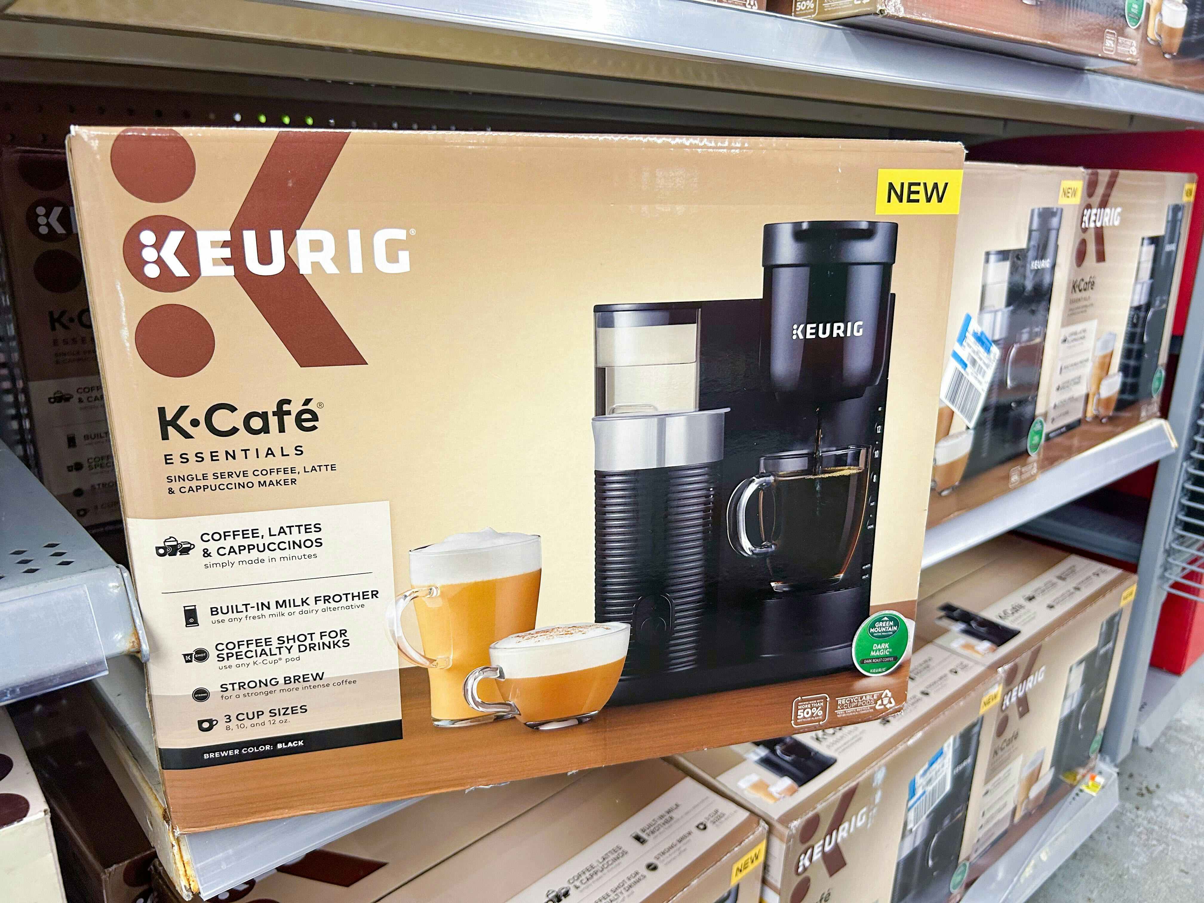 Keurig K-Cafe Essentials Single Serve K-Cup Pod Coffee Latte & Cappuccino  Maker