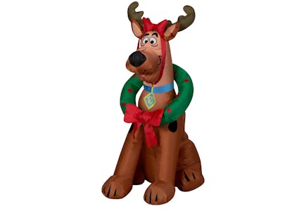 Scooby Doo as Reindeer Inflatable