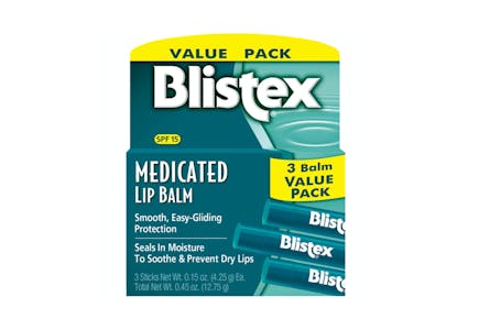 Blistex Lip Balm 3-Count