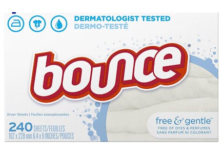 3 Bounce Dryer Sheets