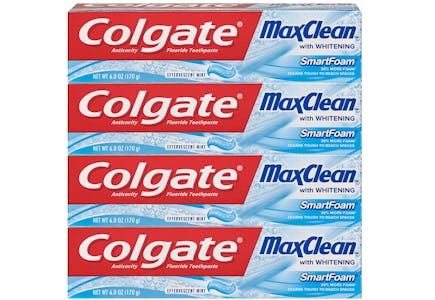 Colgate Max Clean Whitening Foaming Toothpaste