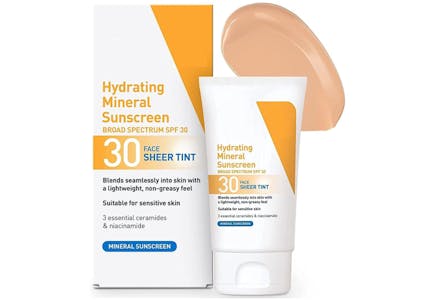 3 Bottles: Tinted Mineral Sunscreen