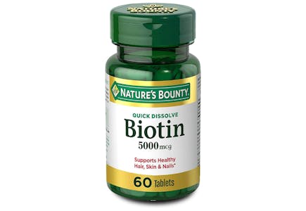 2 Nature's Bounty Biotin