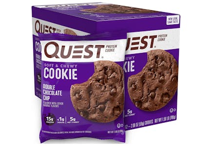2 Quest Protein Cookies
