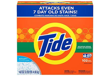 3 Tide Powder Detergent