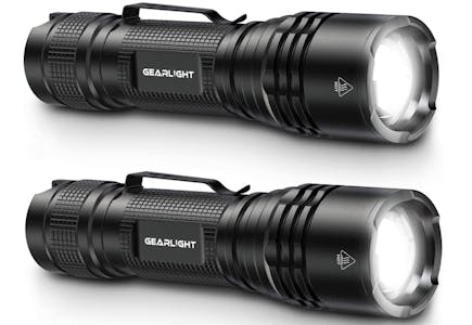 2-Pack LED Flashlight