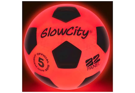 Glowing Soccer Ball